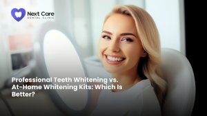 Professional Teeth Whitening vs. At Home Whitening Kits Which Is Better